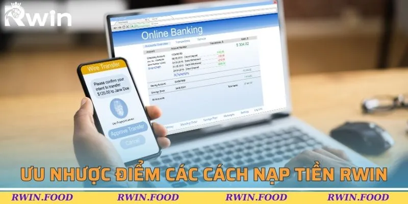 Đặc điểm của từng phương ph&aacute;p tăng vốn cược tại RWIN
