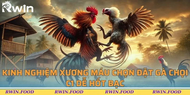 Kinh nghiệm xương m&aacute;u chọn đặt g&agrave; chọi C1 dễ hốt bạc