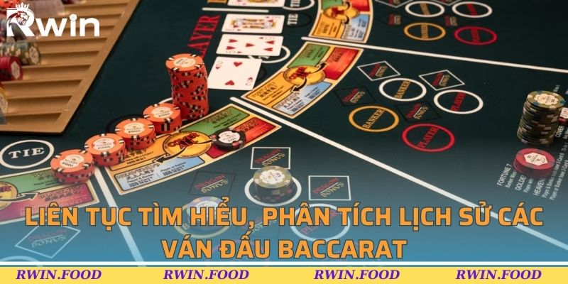 Li&ecirc;n tục t&igrave;m hiểu, ph&acirc;n t&iacute;ch lịch sử c&aacute;c v&aacute;n đấu baccarat